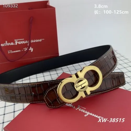 Super Perfect Quality Ferragamo Belts(100% Genuine Leather,steel Buckle)-1509