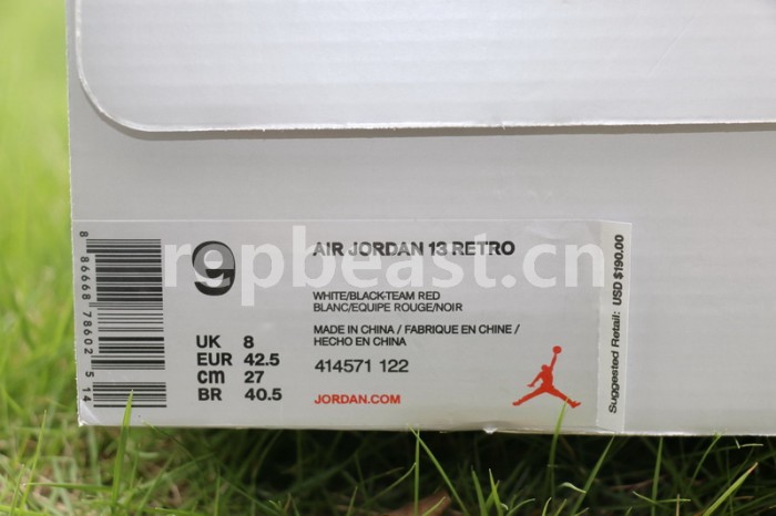 Authentic Air Jordan 13 Retro Chicago