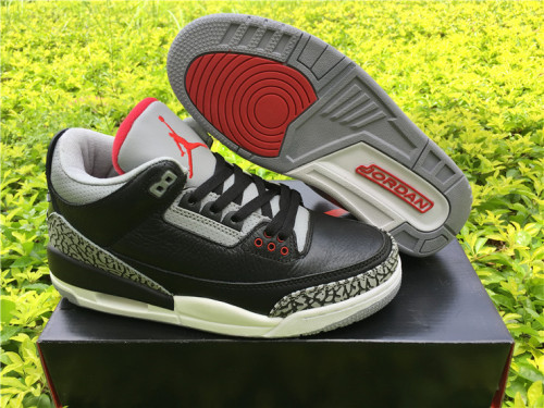 Super Max Perfect Jordan 3 Black Cement Nike