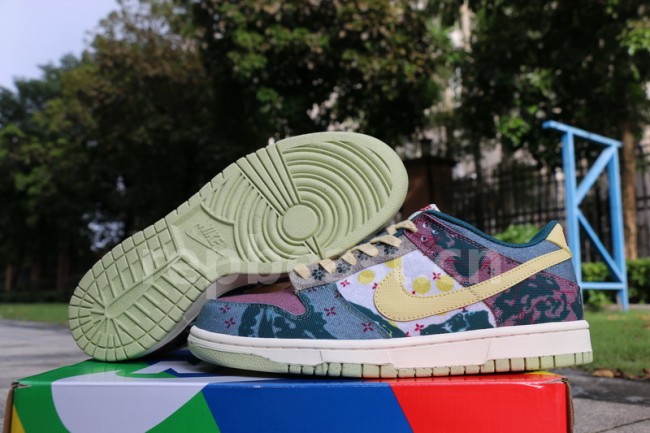 Authentic Nike Dunk Low “Community Garden” Women size