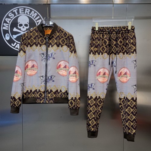LV long sleeve men suit-218(M-XXXL)