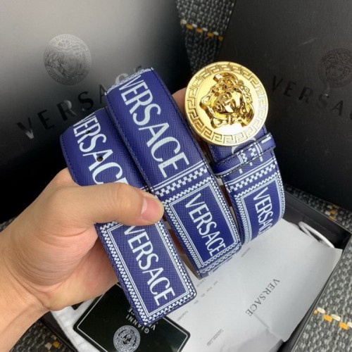 Super Perfect Quality Versace Belts(100% Genuine Leather,Steel Buckle)-160