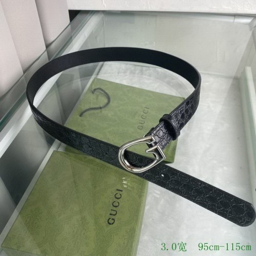 Super Perfect Quality G Belts(100% Genuine Leather,steel Buckle)-2723