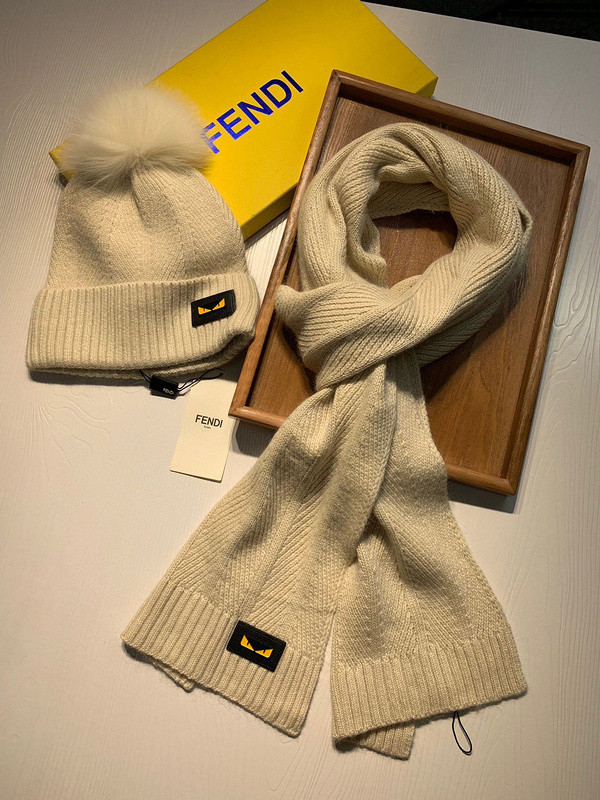 FD Wool Cap Scarf AAA-079