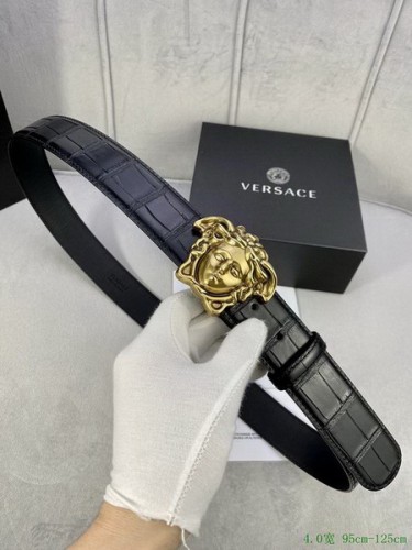 Super Perfect Quality Versace Belts(100% Genuine Leather,Steel Buckle)-538