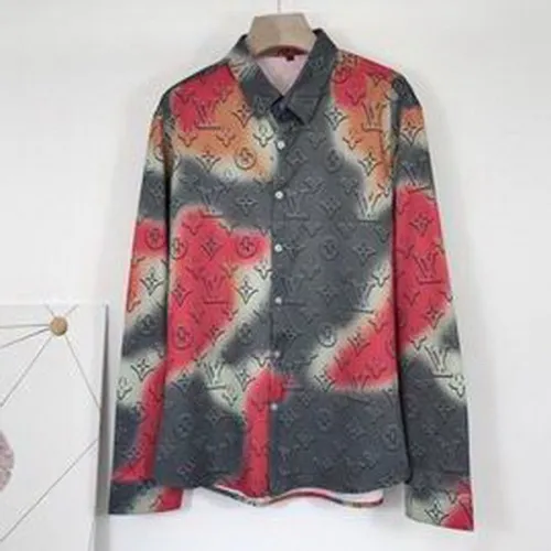 LV long sleeve shirt men-004(M-XXL)