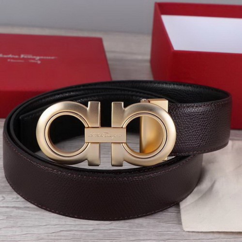 Super Perfect Quality Ferragamo Belts(100% Genuine Leather,steel Buckle)-914
