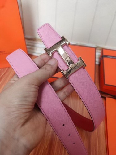 Super Perfect Quality Hermes Belts(100% Genuine Leather,Reversible Steel Buckle)-669