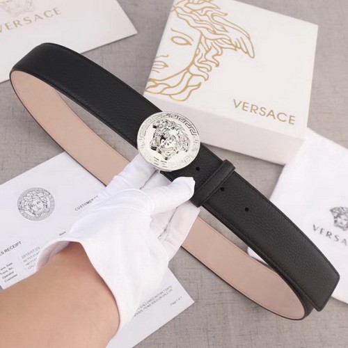 Super Perfect Quality Versace Belts(100% Genuine Leather,Steel Buckle)-197