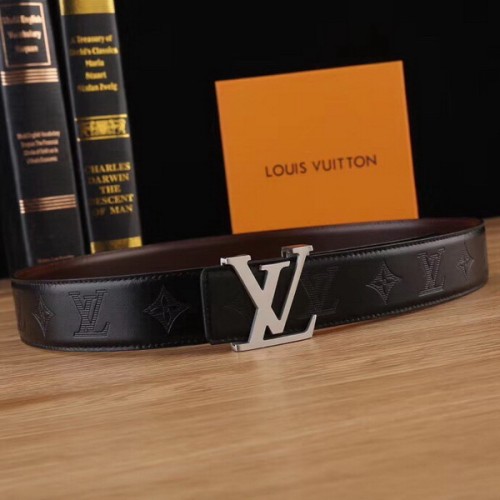 Super Perfect Quality LV Belts(100% Genuine Leather Steel Buckle)-1952
