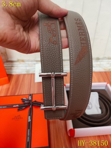 Super Perfect Quality Hermes Belts(100% Genuine Leather,Reversible Steel Buckle)-340