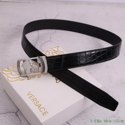 Super Perfect Quality Versace Belts(100% Genuine Leather,Steel Buckle)-557