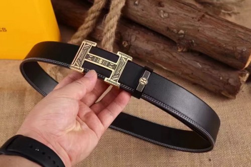 Super Perfect Quality Hermes Belts(100% Genuine Leather,Reversible Steel Buckle)-015