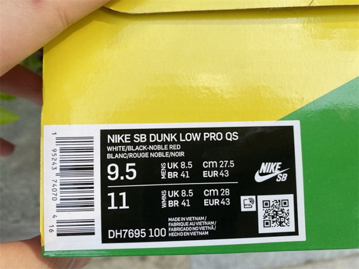 Authentic Parra x Nike SB Dunk Low  DH7695-100