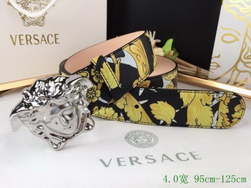 Super Perfect Quality Versace Belts(100% Genuine Leather,Steel Buckle)-454