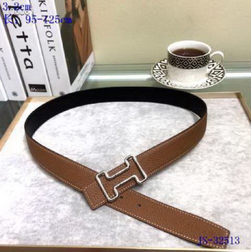 Super Perfect Quality Hermes Belts(100% Genuine Leather,Reversible Steel Buckle)-776