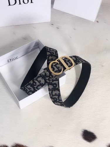 Super Perfect Quality Dior Belts(100% Genuine Leather,steel Buckle)-227
