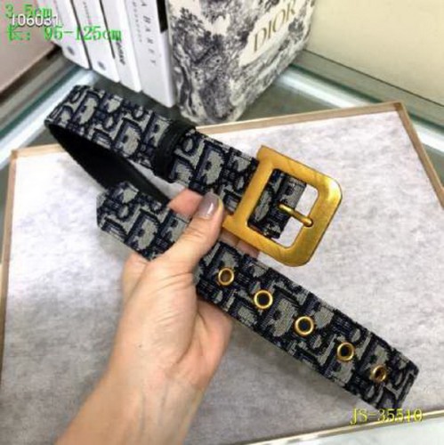 Super Perfect Quality Dior Belts(100% Genuine Leather,steel Buckle)-385