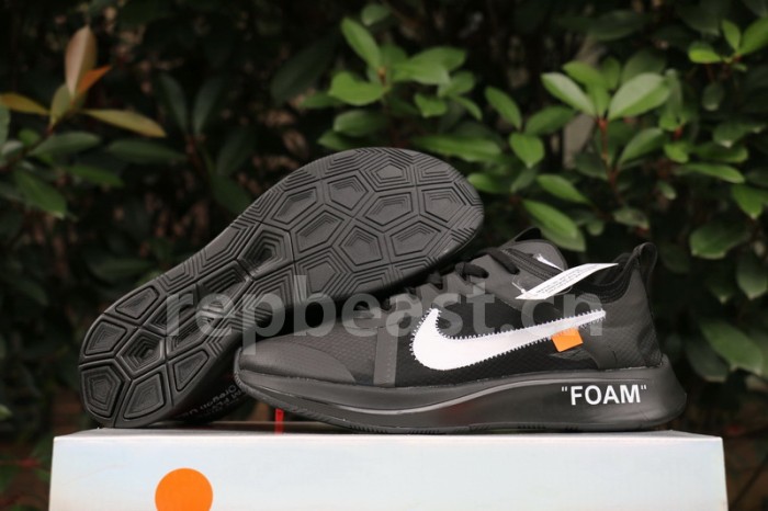 Authentic Off White x Nike Zoom Fly Black
