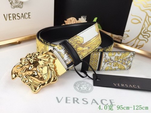 Super Perfect Quality Versace Belts(100% Genuine Leather,Steel Buckle)-462