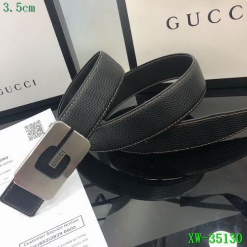 Super Perfect Quality G Belts(100% Genuine Leather,steel Buckle)-2515