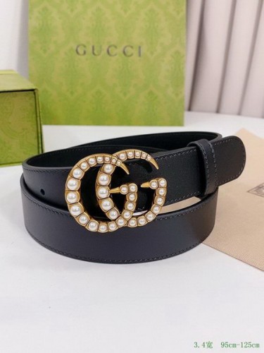 Super Perfect Quality G Belts(100% Genuine Leather,steel Buckle)-2780