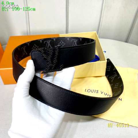 Super Perfect Quality LV Belts(100% Genuine Leather Steel Buckle)-2372