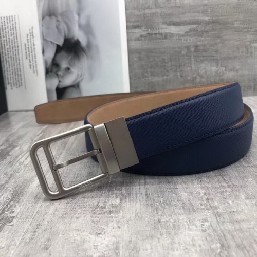 Super Perfect Quality Prada Belts(100% Genuine Leather,Reversible Steel Buckle)-047