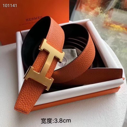 Super Perfect Quality Hermes Belts(100% Genuine Leather,Reversible Steel Buckle)-648