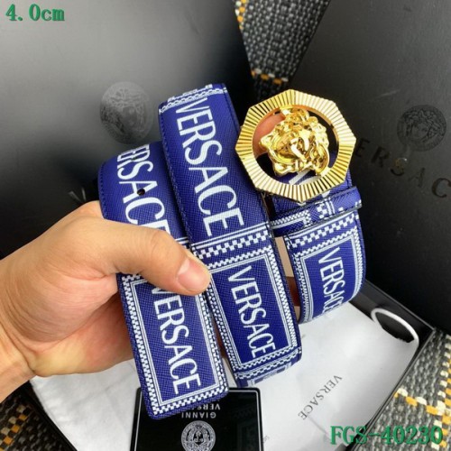 Super Perfect Quality Versace Belts(100% Genuine Leather,Steel Buckle)-823
