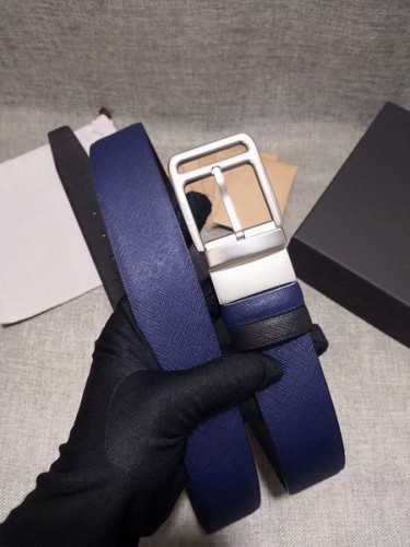 Super Perfect Quality Prada Belts(100% Genuine Leather,Reversible Steel Buckle)-027