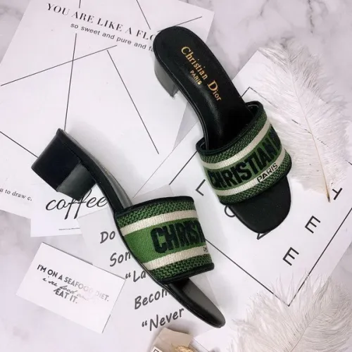 Dior women slippers AAA-055