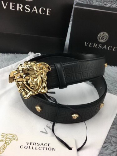 Super Perfect Quality Versace Belts(100% Genuine Leather,Steel Buckle)-614