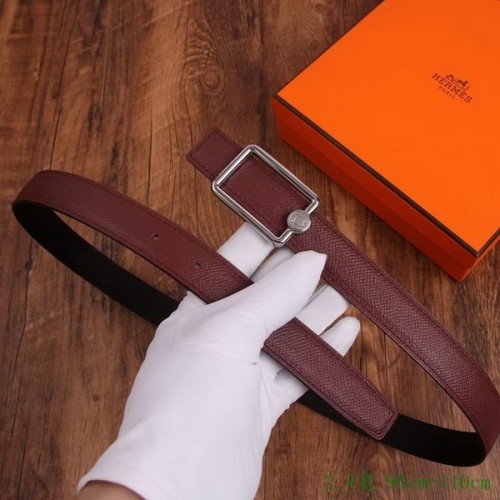 Super Perfect Quality Hermes Belts(100% Genuine Leather,Reversible Steel Buckle)-946
