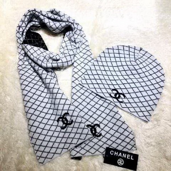 CHAL Wool Cap Scarf AAA-086