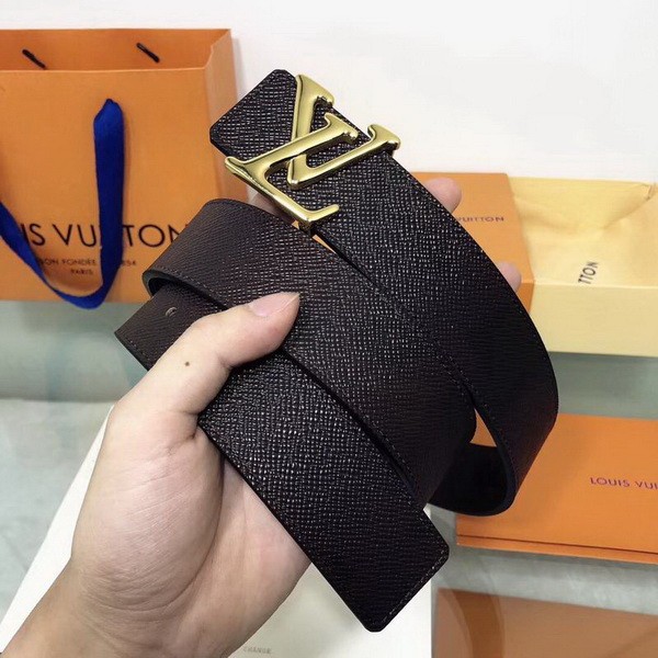 Super Perfect Quality LV Belts(100% Genuine Leather Steel Buckle)-1800