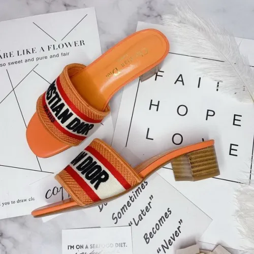 Dior women slippers AAA-057
