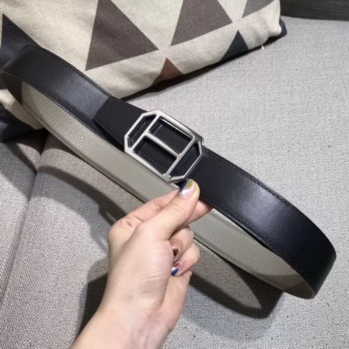 Super Perfect Quality Hermes Belts(100% Genuine Leather,Reversible Steel Buckle)-614