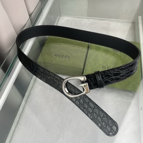 Super Perfect Quality G Belts(100% Genuine Leather,steel Buckle)-2949