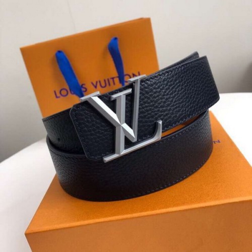 Super Perfect Quality LV Belts(100% Genuine Leather Steel Buckle)-2027