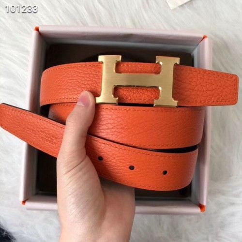 Super Perfect Quality Hermes Belts(100% Genuine Leather,Reversible Steel Buckle)-475