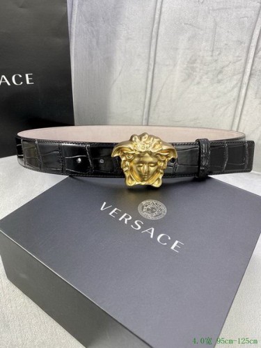 Super Perfect Quality Versace Belts(100% Genuine Leather,Steel Buckle)-537