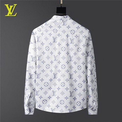 LV long sleeve shirt men-076(M-XXXL)