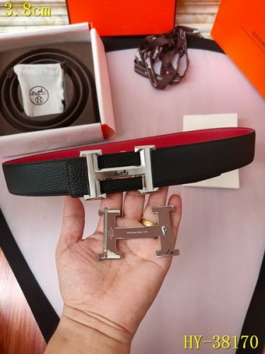 Super Perfect Quality Hermes Belts(100% Genuine Leather,Reversible Steel Buckle)-308
