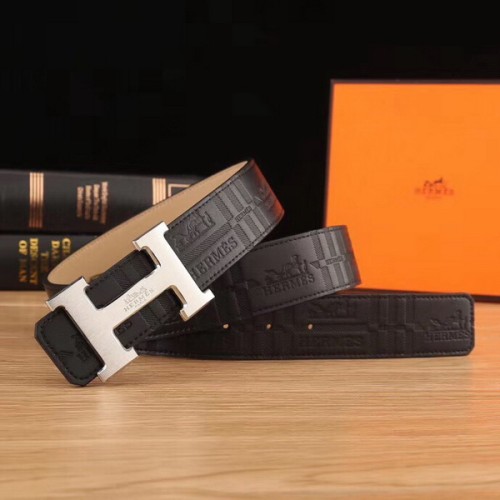 Super Perfect Quality Hermes Belts(100% Genuine Leather,Reversible Steel Buckle)-502