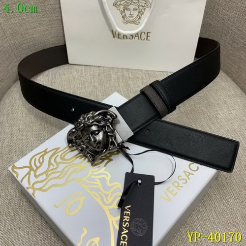 Super Perfect Quality Versace Belts(100% Genuine Leather,Steel Buckle)-053