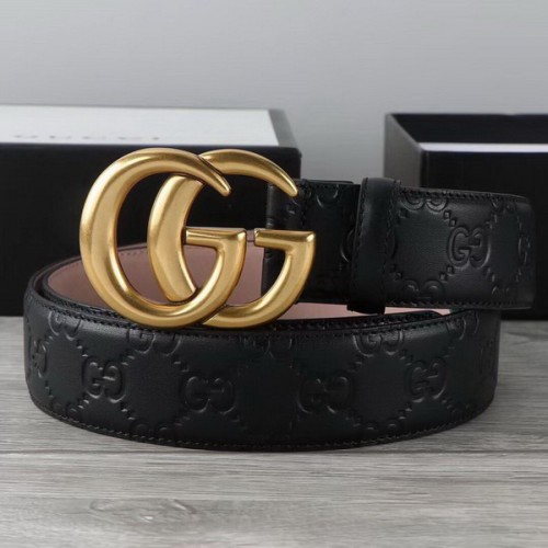 Super Perfect Quality G Belts(100% Genuine Leather,steel Buckle)-2091
