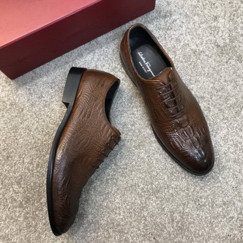Ferragamo Men shoes 1：1 quality-134
