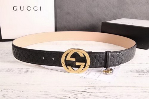 Super Perfect Quality G Belts(100% Genuine Leather,steel Buckle)-2405