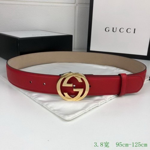 Super Perfect Quality G Belts(100% Genuine Leather,steel Buckle)-3015